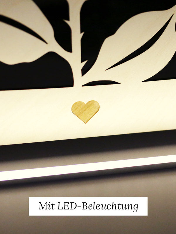 XXL Blumengeschäft Schwibbogen mit Wunschtext